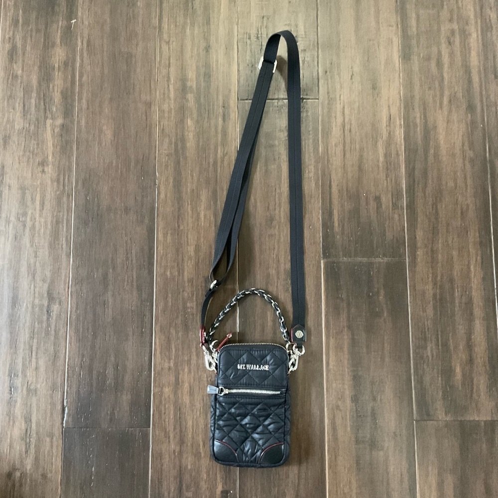 Black Quilted Crossbody Bag